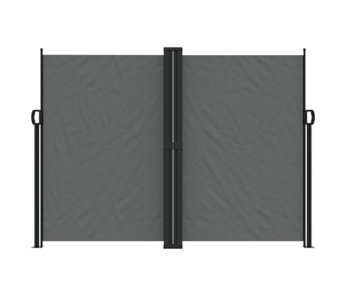 Toldo lateral retráctil gris antracita 180x600 cm