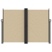 Toldo lateral retráctil beige 180x600 cm