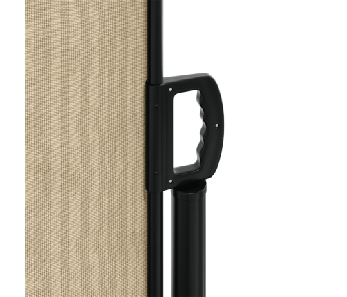 Toldo lateral retráctil beige 180x600 cm