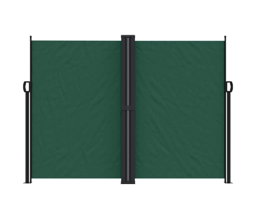 Toldo lateral retráctil verde oscuro 180x600 cm