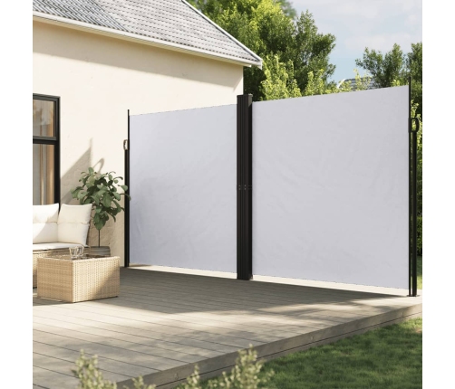 Toldo lateral retráctil blanco 200x600 cm