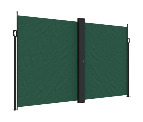 Toldo lateral retráctil verde oscuro 200x600 cm