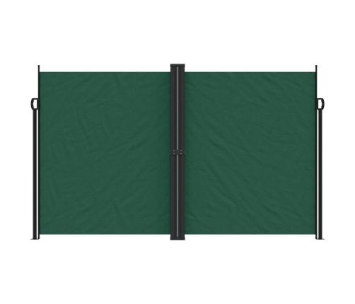 Toldo lateral retráctil verde oscuro 200x600 cm