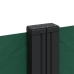 Toldo lateral retráctil verde oscuro 200x600 cm