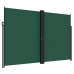 Toldo lateral retráctil verde oscuro 220x600 cm