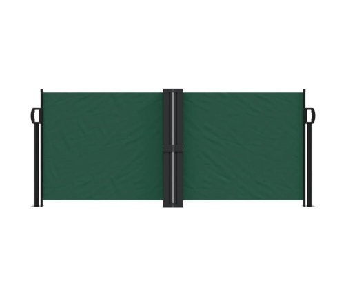 Toldo lateral retráctil verde oscuro 100x1000 cm