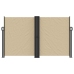 Toldo lateral retráctil beige 140x1000 cm