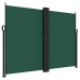 Toldo lateral retráctil verde oscuro 180x1000 cm