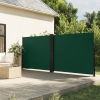 Toldo lateral retráctil verde oscuro 180x1000 cm