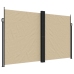 Toldo lateral retráctil beige 200x1000 cm