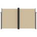 Toldo lateral retráctil beige 200x1000 cm