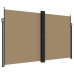 Toldo lateral retráctil gris taupe 200x1000 cm