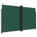 Toldo lateral retráctil verde oscuro 200x1000 cm