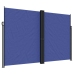 Toldo lateral retráctil azul 220x1000 cm