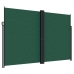 Toldo lateral retráctil verde oscuro 220x1000 cm