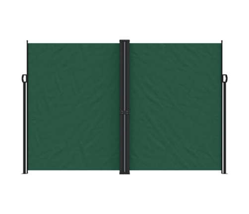 Toldo lateral retráctil verde oscuro 220x1000 cm