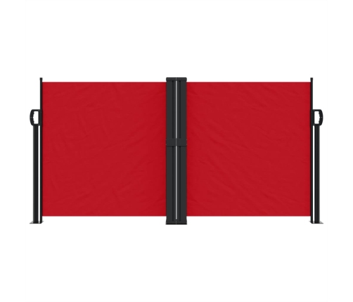 Toldo lateral retráctil rojo 120x1200 cm