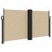 Toldo lateral retráctil beige 120x1200 cm