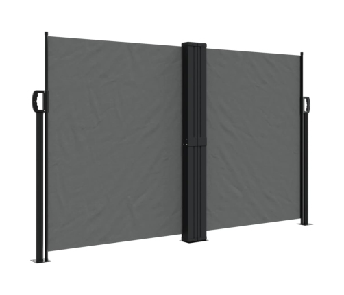 Toldo lateral retráctil gris antracita 140x1200 cm