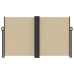 Toldo lateral retráctil beige 140x1200 cm