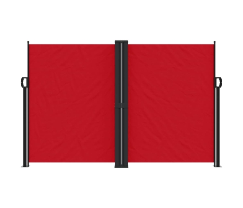 Toldo lateral retráctil rojo 160x1200 cm