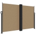 Toldo lateral retráctil gris taupe 160x1200 cm