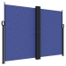 Toldo lateral retráctil azul 180x1200 cm