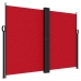 Toldo lateral retráctil rojo 180x1200 cm