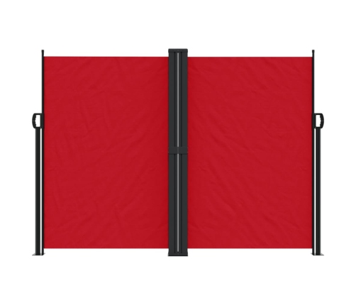 Toldo lateral retráctil rojo 180x1200 cm