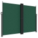 Toldo lateral retráctil verde oscuro 180x1200 cm