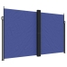 Toldo lateral retráctil azul 200x1200 cm