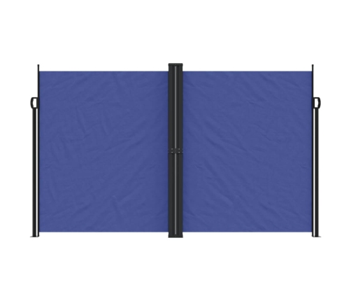 Toldo lateral retráctil azul 200x1200 cm