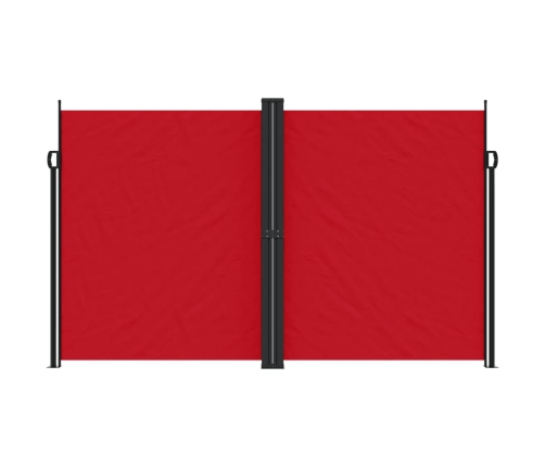 Toldo lateral retráctil rojo 200x1200 cm