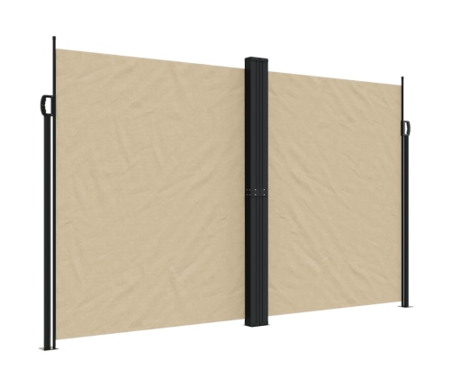 Toldo lateral retráctil beige 200x1200 cm