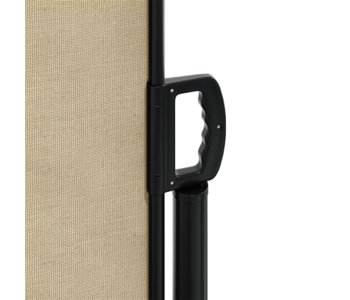 Toldo lateral retráctil beige 200x1200 cm