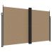 Toldo lateral retráctil gris taupe 200x1200 cm