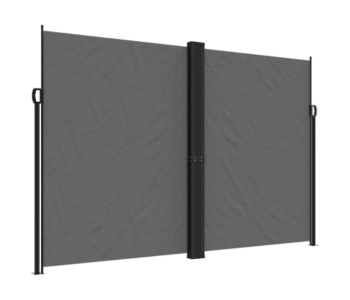 Toldo lateral retráctil antracita 220x1200 cm