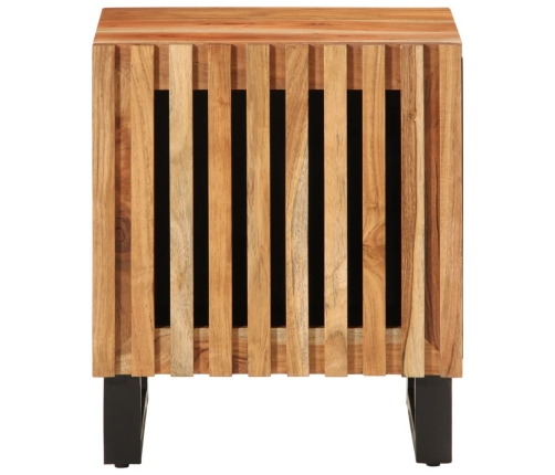 Mesitas de noche 2 uds madera maciza de acacia 40x34x46 cm