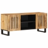 Mueble de TV madera maciza de mango rugosa 105x34x46 cm