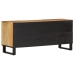 Mueble de TV madera maciza de mango rugosa 105x34x46 cm