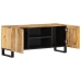 Mueble de TV madera maciza de mango rugosa 105x34x46 cm