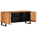 Mueble de TV madera maciza de acacia 105x34x46 cm