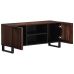 Mueble de TV madera maciza mango marrón 105x34x46 cm