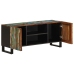 Mueble de TV madera maciza de acacia 105x34x46 cm