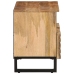 Mueble de TV madera maciza de mango rugosa 70x34x46 cm