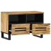 Mueble de TV madera maciza de mango rugosa 70x34x46 cm