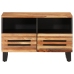 Mueble de TV madera maciza de acacia 70x34x46 cm