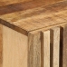 Aparador de madera maciza de mango rugosa 60x34x75 cm