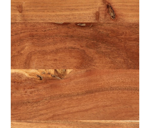 Aparador de madera maciza acacia 60x34x75 cm