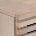 Aparador de madera maciza de mango blanco 60x34x75 cm